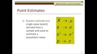 Statistics Chapter 9 Intro & LO 9-1 Lecture