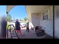 Doorbell camera captures heated exchange between two people who claim to own same house