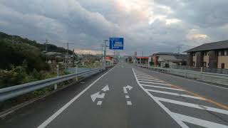 【車載動画】鹿児島県阿久根市、左に阿久根駅、右に行けば阿久根興、国道３南に（２０２４年１２月１５日）