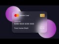 Flipping Card UI Design in HTML & CSS | Card Hover Animation | ASMR programming