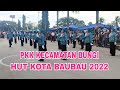 Lomba Gerak Jalan PKK Kecamatan Bungi HUT Baubau Ke 21 Tahun 2022