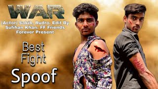 Hrithik vs Tiger fight scene in war movie | War movie scene spoof | Hrithik Roshan, Tiger Shroff #FF