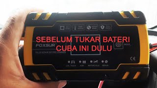 Unboxing dan Uji Charger Bateri Kereta