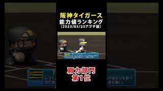 【阪神タイガース】能力値ランキング【5/25アップデート版】