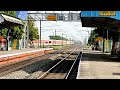 high speed parallel race and overtake wap7 ajmer express brutally overtakes wap4 jat koaa express