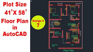 How to create floor plan in AutoCAD || Building plan in AutoCAD 2020 || Making a simple floor plan