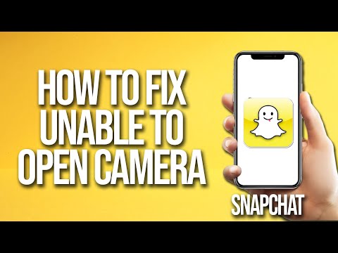 Как исправить Snapchat: не удалось открыть камеру