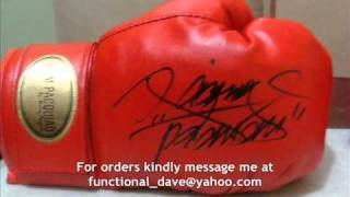 Manny Pacquiao Signed Boxing Gloves On Sale!