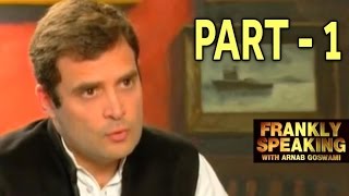 Frankly Speaking with Rahul Gandhi - Part 1 | Arnab Goswami Exclusive Interview