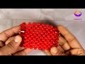 পুতির কিউট মিনি ব্যাগ চাবির রিং beaded beautiful mini bag beaded key ring fancy bag for girl