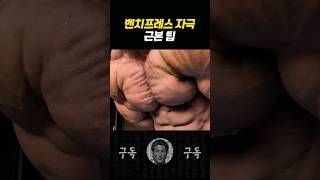 벤치프레스 가슴 자극 제대로 느끼는 방법