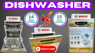 Bosch 14 vs 15 Place Setting Dishwasher | SMS6HVI01I / SMS6HVI00I vs SMS6HMI00I | Which One to Buy?