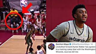 Kyree Walker SPOTTED At The Wizards vs Bucks Summer League Game & Signs Training Camp Contract!