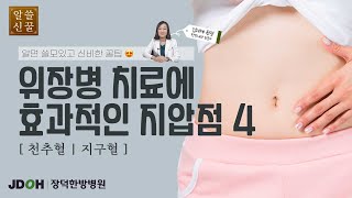 [알쓸신꿀] #04 위장병 치료에 효과적인 지압점 - 4 (천추혈, 지구혈)