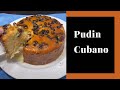 Pudín con pasas y coco/ pudín Cubano