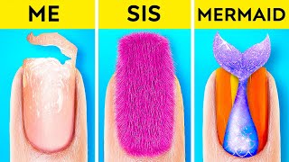 AWESOME BEAUTY HACKS || DIY Hacks How to Be a Mermaid By 123GO!GOLD