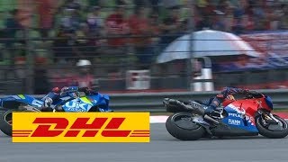 MotoGP #BestBikeMoment 2019 Malaysian GP: Moment C - Huge contact between Rins and Miller