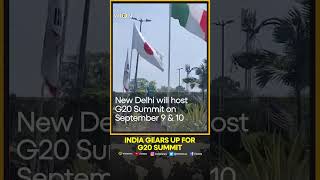 G20 Summit 2023: Central Delhi's famous roundabouts decked with G20 flags