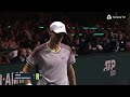 jannik sinner s first match as a grand slam champion rotterdam highlights vs van de zandschulp