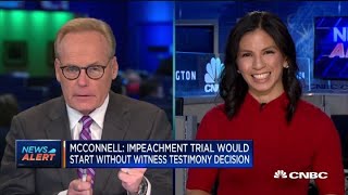 McConnell: Impeachment trial would start without witness testimony decision