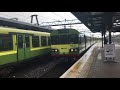 irish rail dart 8100 emus 8128 and 8332 arrive at connolly