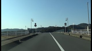 【車窓倍速】光市の島田から岩国市の高森へそして石城山のため岩田へ　（山口県 2023.3.19)