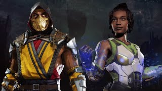 MK11 Online - Player Matches #13:  Scorpion vs. Jacqui Briggs