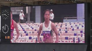 H30　日本インカレ　女子七種競技100mH　4組