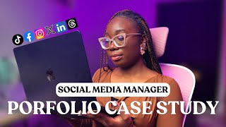 How to Build a Social Media Manager Portfolio Without Real Clients (Crafting Case studies)