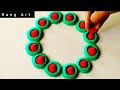 4 easy rangoli for beginners// diwali rangoli designs// navratri rangoli designs// रंगोली डिजाइन