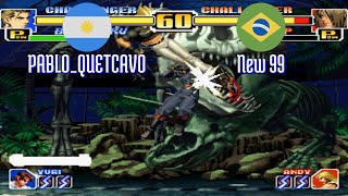 FT10 @kof99: PABLO_QUETCAVO (AR) vs New 99 (BR) [King of Fighters 99 Fightcade] Aug 28