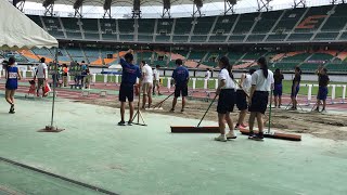 静岡県中学校通信陸上競技大会　女子共通走り幅跳び