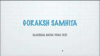 Goraksh Samhita #ugc net# yoga# hatha yoga