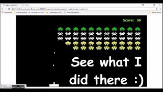 How to code space-invaders - part 2 (javascript game tutorial) 👾👾