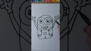 Drawing a Easy Minion #shorts