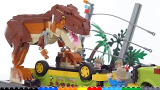 LEGO Jurassic Park T. rex Breakout 76956 review! Should've made it decades ago, but well done