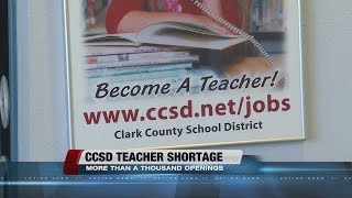 CCSD sets new hiring goal to help with teacher shortage