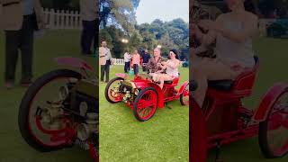 Vintage car drive by Gautam Singhania owner Of Raymond At 21gunsalute