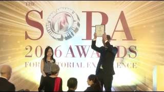 SOPA 2016 Awards Journalist of the Year - Tom Wright, The Wall Street Journal