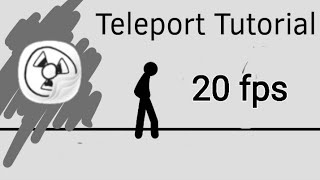 How to animate teleport in flipaclip | Flipaclip tutorial