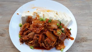 【ベランダ飯】韓国人旦那が朝から作ってくれておいた豆腐キムチ。カヌー、湖までドライブ カナダ生活ブイログ