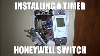 Installing a timer Honeywell Econoswitch RPLS740B