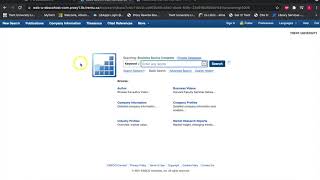 Find company and industry information with Business Source Complete