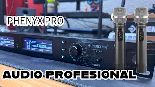 Phenyx Pro PTU-2U-2H SISTEMA DE MICRÓFONOS INALÁMBRICOS