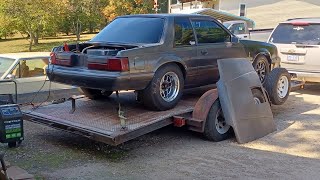 Ls swap mustang get interior and oil leaks fixed.