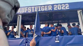 Schalke Aufstiegsfeier: Es war voll 🔥