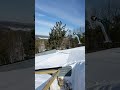 A Ski Jumper Flying Off Giant Pine Mountain Ski Jump! #skijump #skijumping #slowmo | Jason Asselin