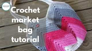 Crochet Granny Square Bottom Bag Tutorial #crochet #crochet #videotutorial #bobwilson123