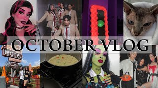october vlog | halloween shoots, disneyland, home updates