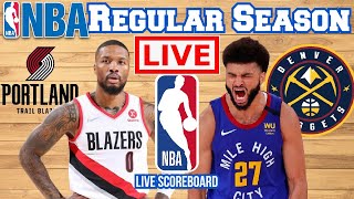 Live: Portland Trail Blazers Vs Denver Nuggets | Scoreboard | Play by Play | Bho